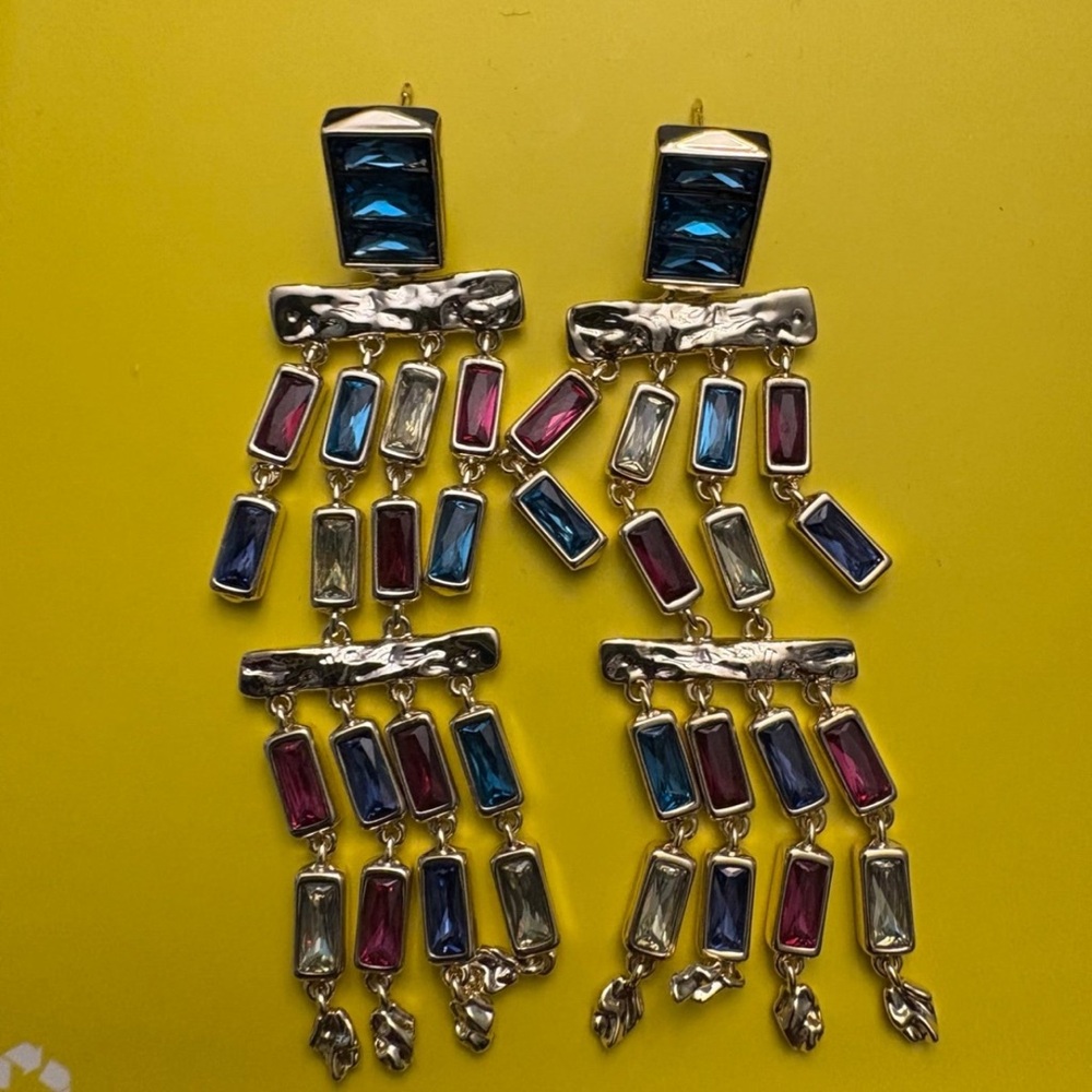 Kendra Scott Jack Statement Multicolor Earrings - image 3